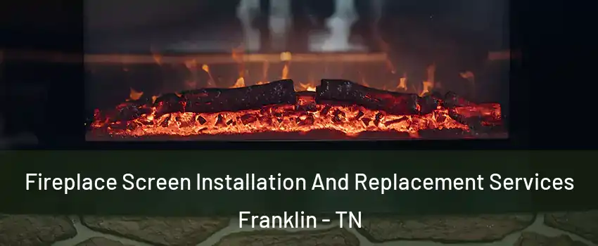  Fireplace Screen Installation And Replacement Services Franklin - TN
