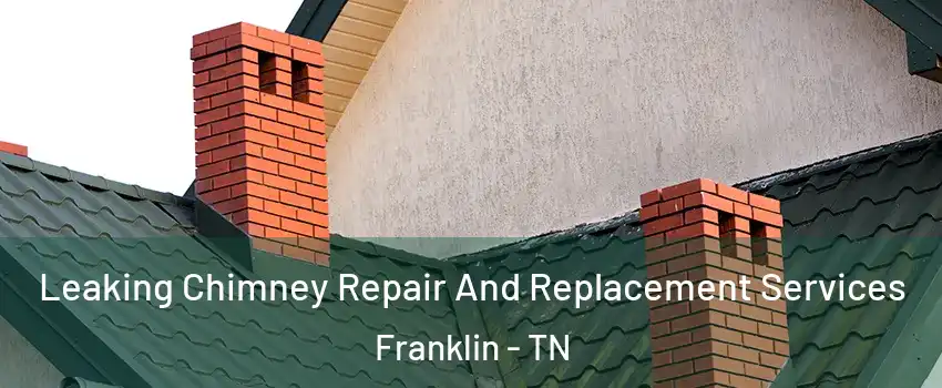  Leaking Chimney Repair And Replacement Services Franklin - TN